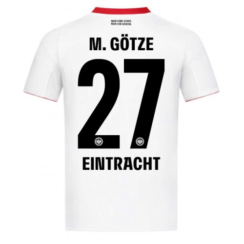 Eintracht Frankfurt Mario Gotze #27 Replika Bortatröja 2025-26 Kortärmad Eintracht Frankfurt Mario Gotze #27 Replika Bortatröja 2025-26 Kortärmad